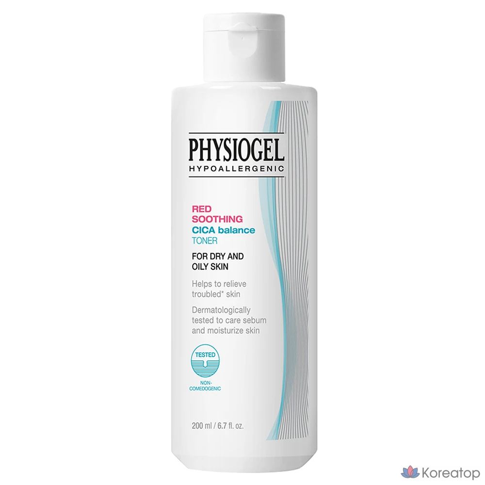 Успокаивающий тоник Physiogel Red Soothing Cica Balance Toner, 200 мл, 1 шт.