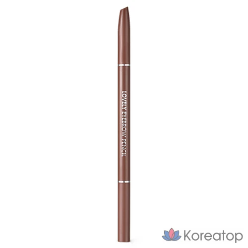 Карандаш для бровей Tony Moly Lovely Eyebrow Pencil, оттенок 4 Brown, 0.1 г, 1 шт.