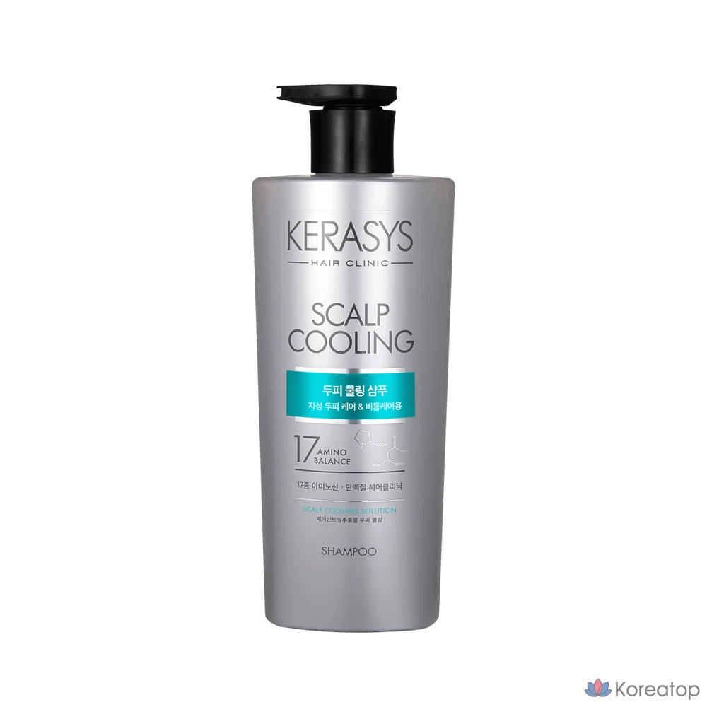 Охлаждающий протеиновый шампунь для кожи головы Aekyung Kerasis, 600 мл, 1 флакон