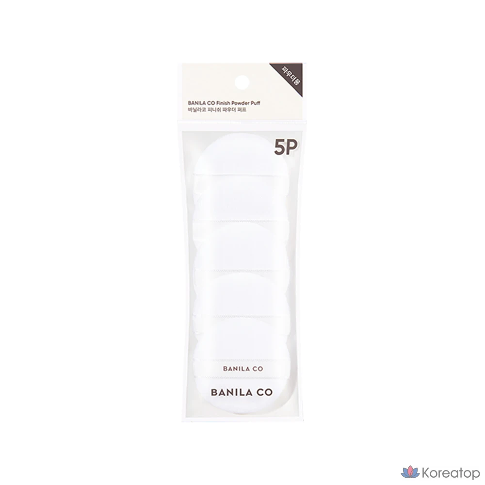 Пудра-пуховка для финишной обработки лица Vanillaco, 5 шт., 1 шт.