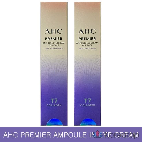 Высокопитательный ампульный крем для век с коллагеном AHC Premier Ampoule Eye Cream For Face Line Tightening Collagen T7, 40 мл