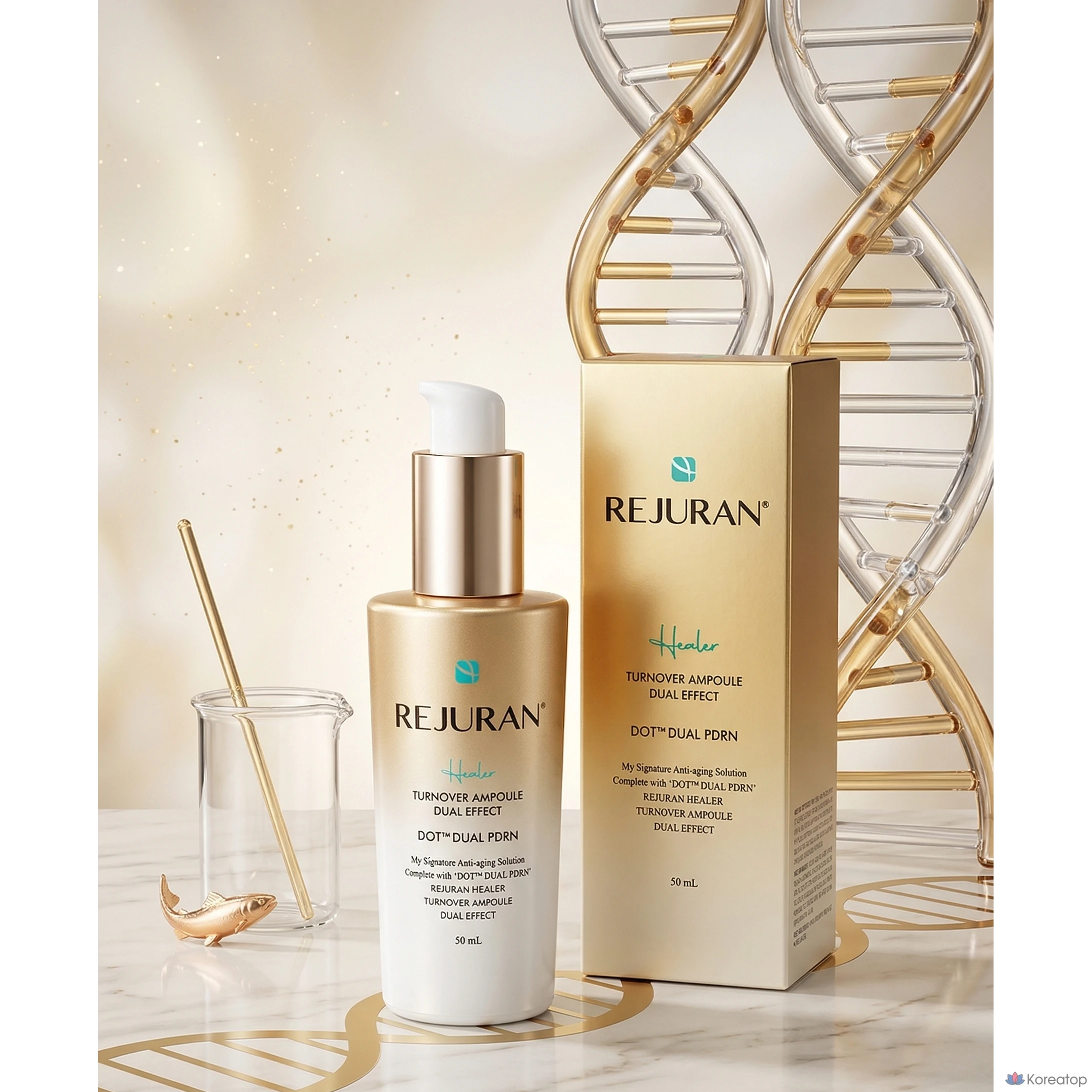 Ампульная сыворотка Rejuran Healer Turnover Ampoule Dual Effect, 50 мл, 1 шт.