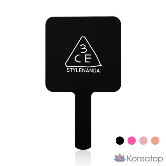 Ручное зеркало 3CE Square Hand Mirror, оттенок ROSE BEIGE, 1 шт.