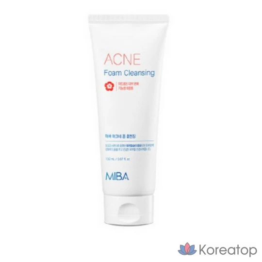 Очищающая пенка для лица MIBA Acne Foam Cleansing, 150 мл, 1 шт.
