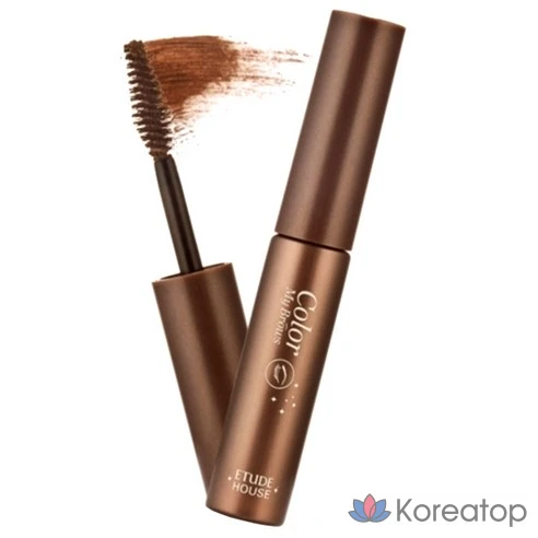 Тушь для бровей Etude House Pure False Brow Cara № 1 Насыщенный коричневый