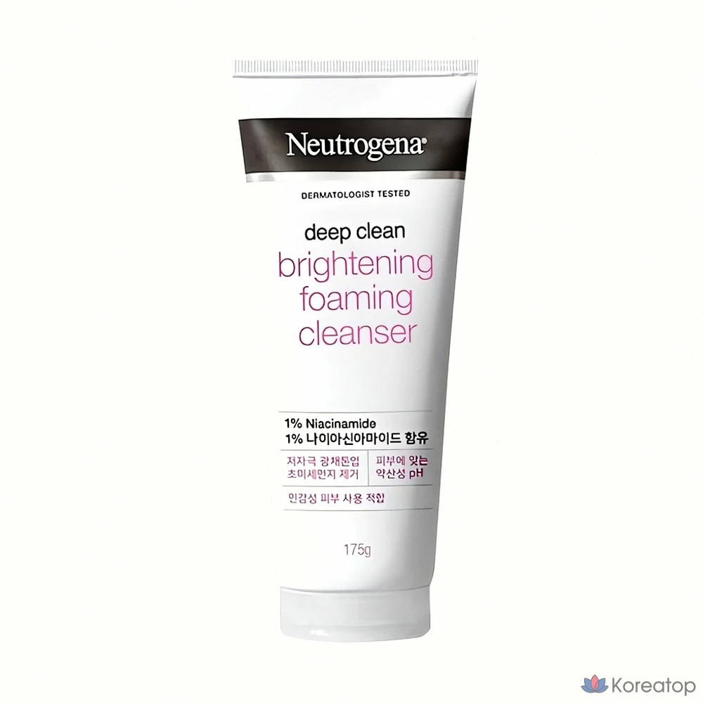 Пенка для умывания Neutrogena Deep Clean Brightening Foam Cleanser, 175 г, 1 шт.
