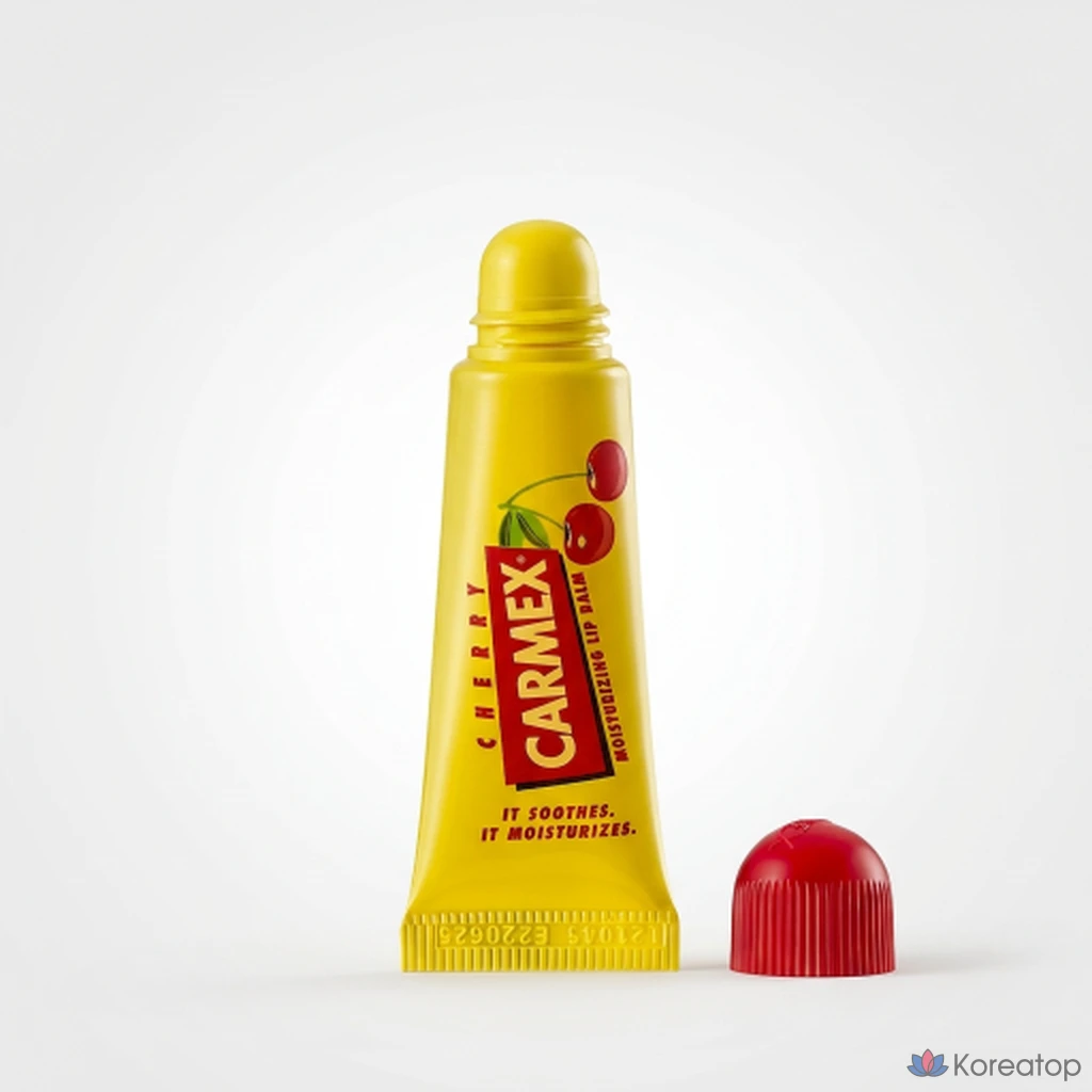 Бальзам для губ Carmex Moisturizing Lip Balm Cherry Tube, 10 г, 1 шт.