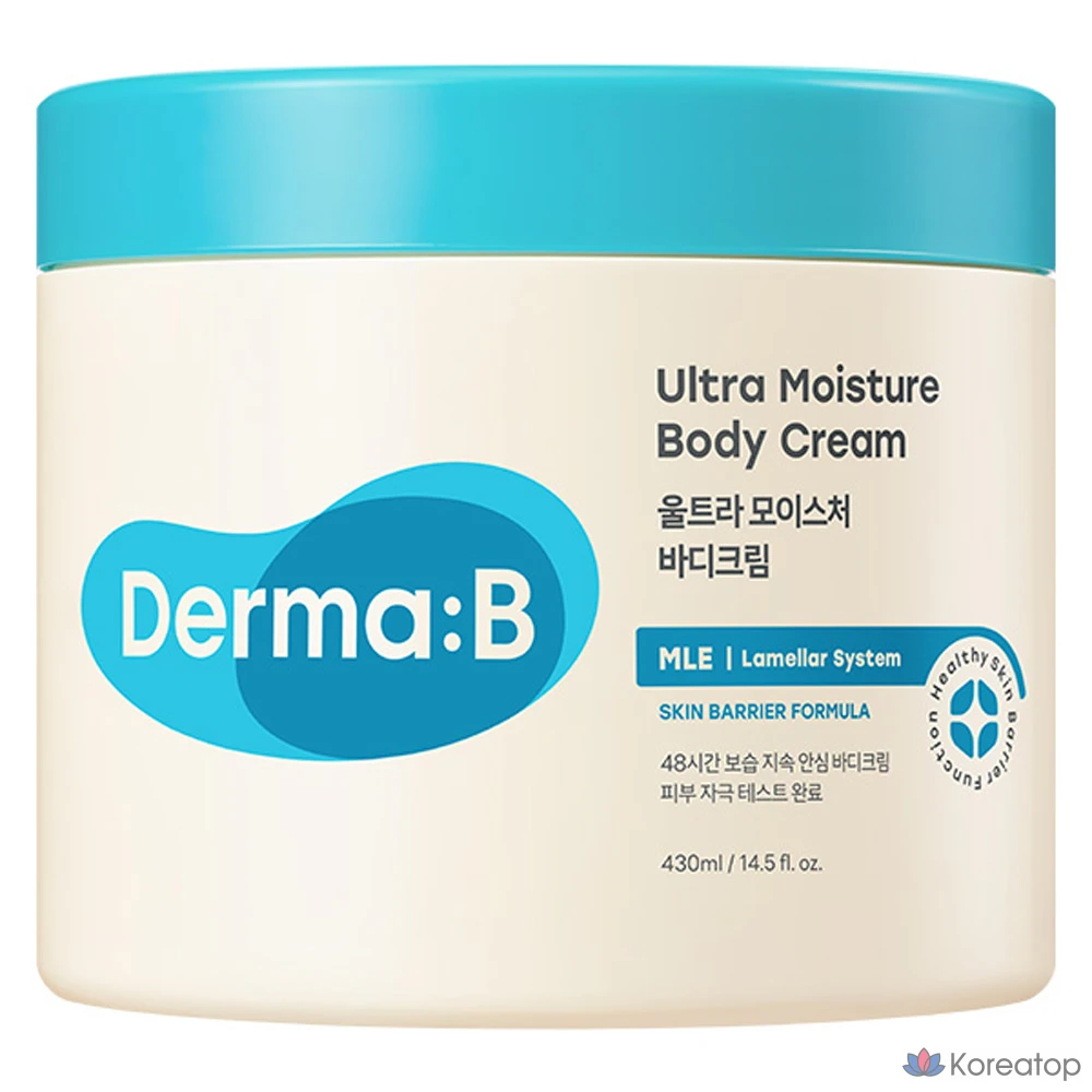 Крем для тела DERMA:B Ultra Moisture Body Cream, 430 мл, 1 шт.