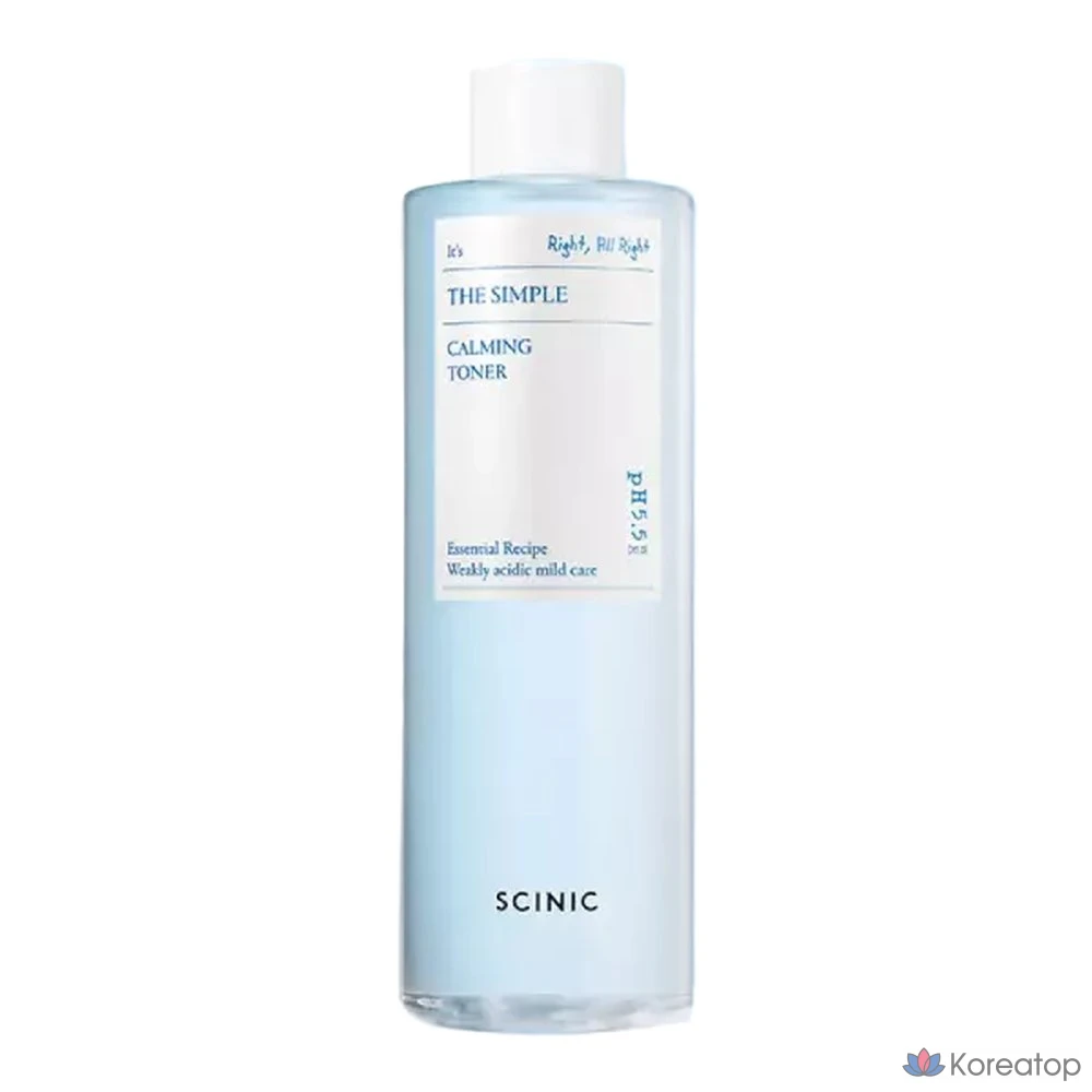 Тонер Scinic The Simple Calming Toner, 500 мл, 1 шт.