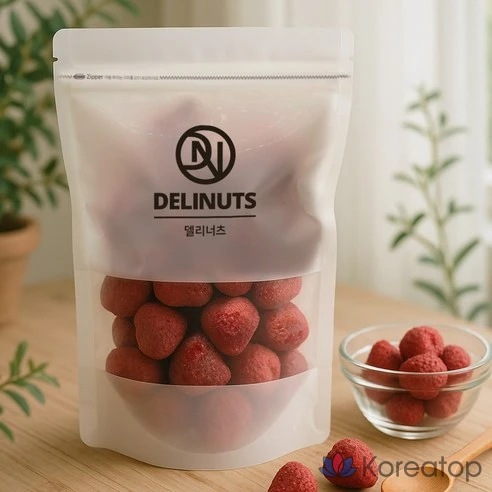 Сублимированные клубничные чипсы Deli Nuts
