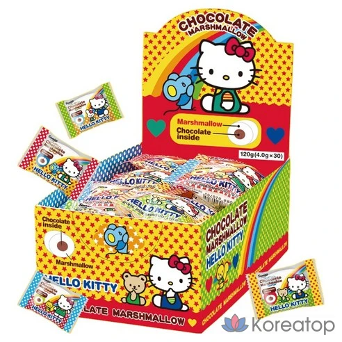 Шоколадные маршмеллоу Aiwa Hello Kitty, 120 г