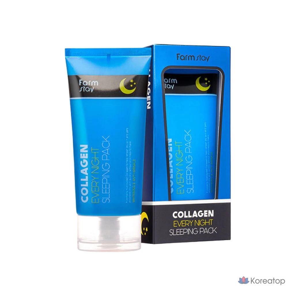Ночная маска FarmStay Collagen Every Night Sleeping Pack, 120 мл