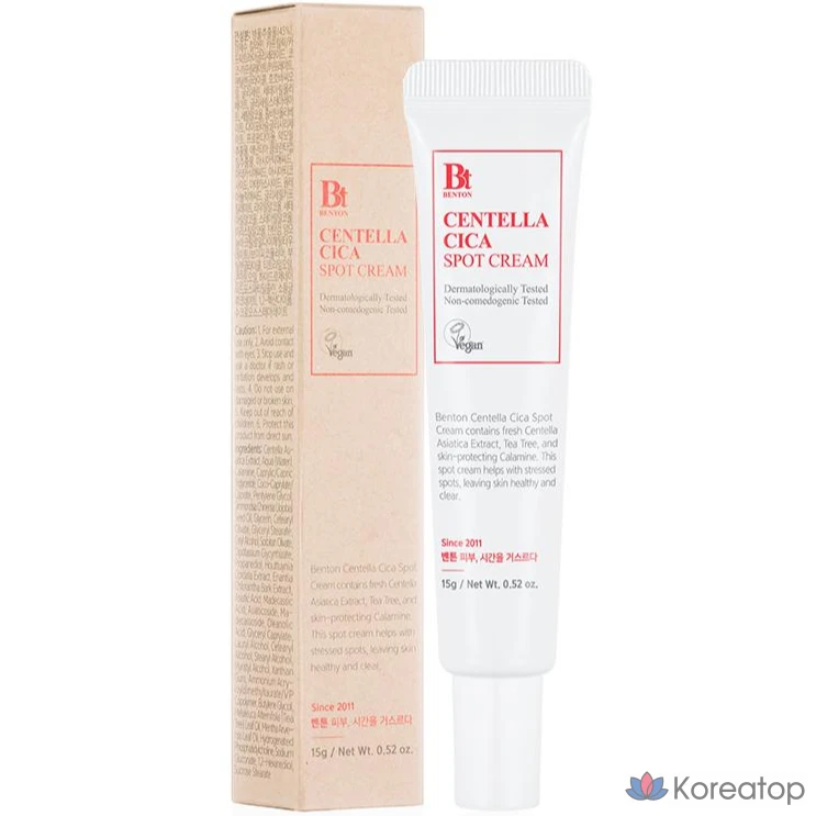 Крем для точечного нанесения Benton Goodbye Redness с центеллой, 15 г, 1 шт.