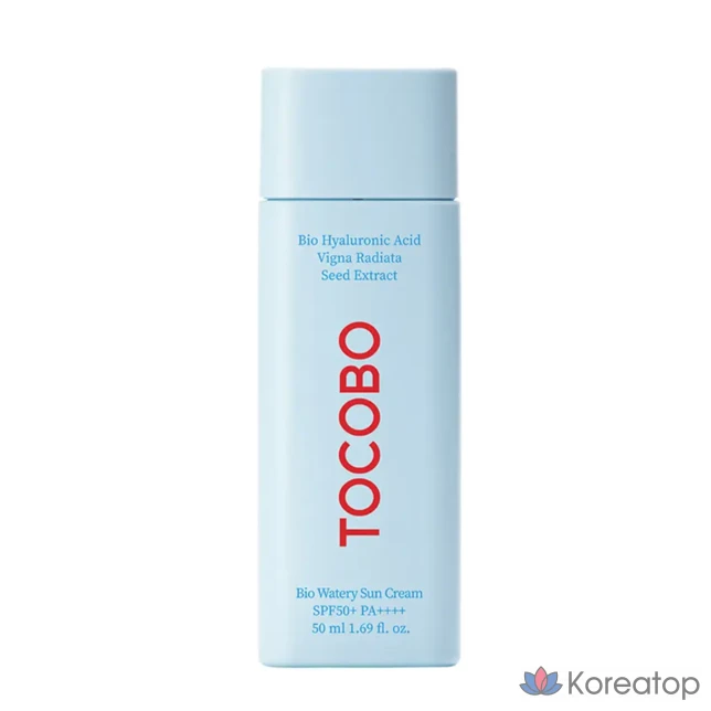 Солнцезащитный крем Tocobo Bio Watery Sun Cream SPF50+ PA++++, 50 мл, 1 шт.