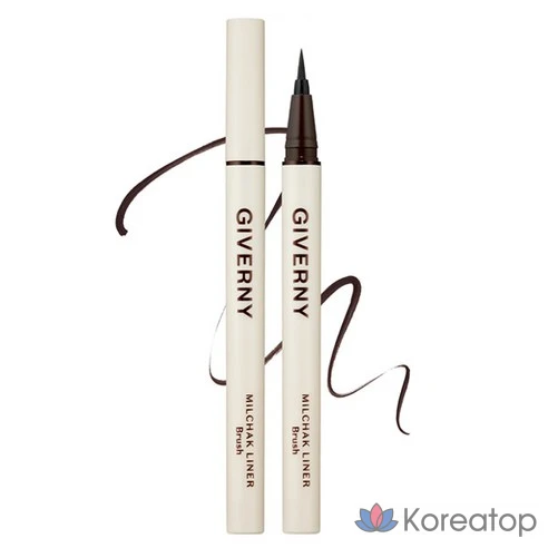 Кисть-лайнер Giverny Close-Fitting Brush Liner 0,6 г, оттенок 02 Black Brown