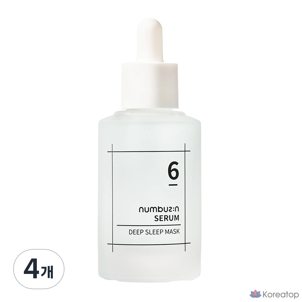 Тканевая маска для лица Numbuzin No.6 Deep Sleep Mask Pack Serum, 50 мл, 4 шт.