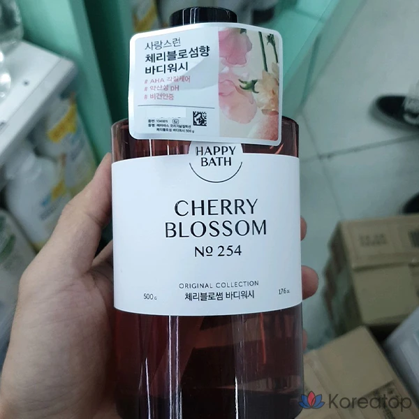 Гель для душа Happy Bath Original Collection Shop Cherry Blossom, 500 г, 1 шт.