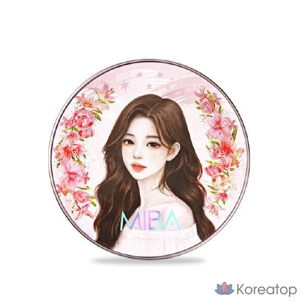 Тональный крем-кушон MIBA Wang Season 3 Ion Calcium Foundation Double Cushion Glow, 25 г, № 21, сменный блок.