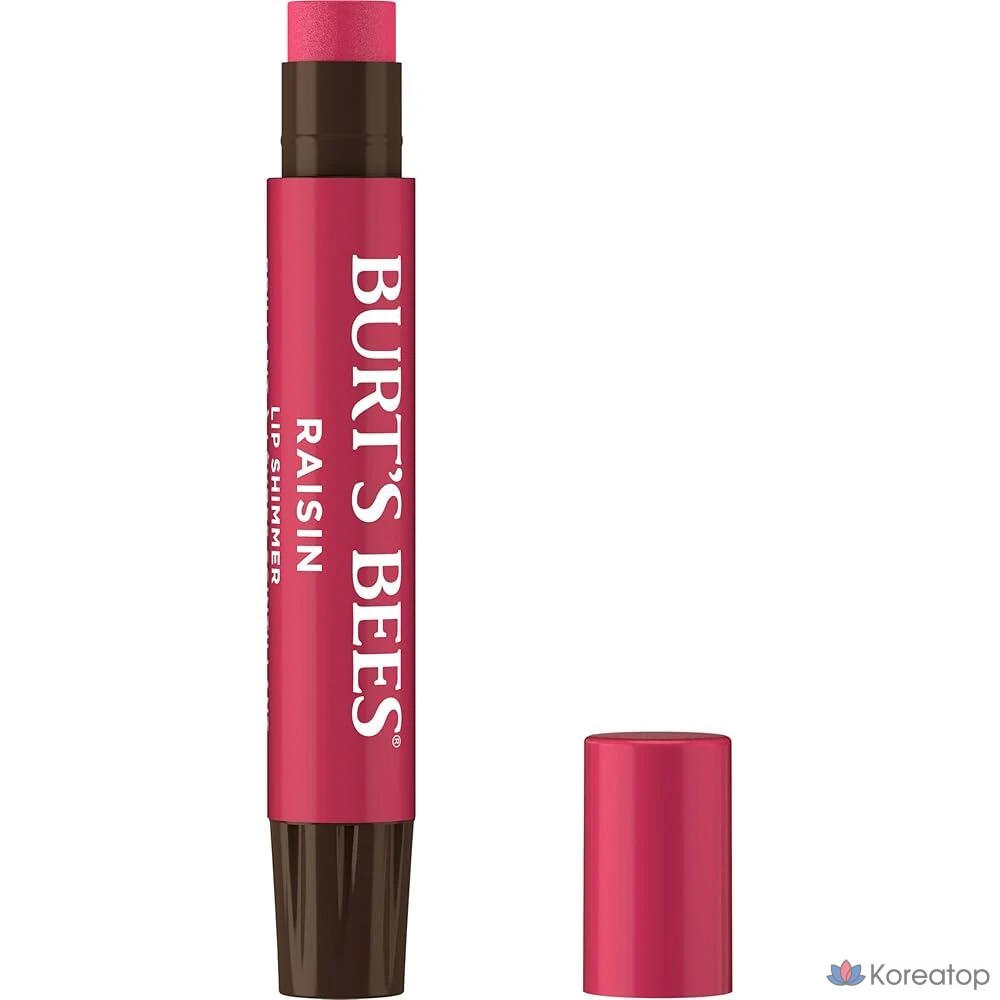 Тинтованный бальзам для губ Burt's Bees Lip Shimmer Tint Lip Balm Stick, оттенок Raisin, 2.6 г, 1 шт.