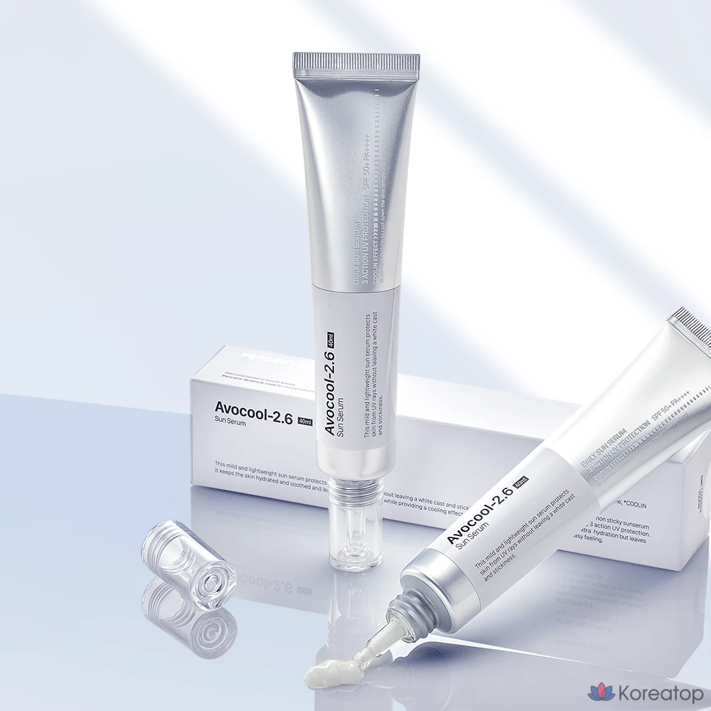 Солнцезащитная сыворотка Percent Science Avocool-2.6, не раздражающая глаза и не оставляющая белых следов, 1 шт.