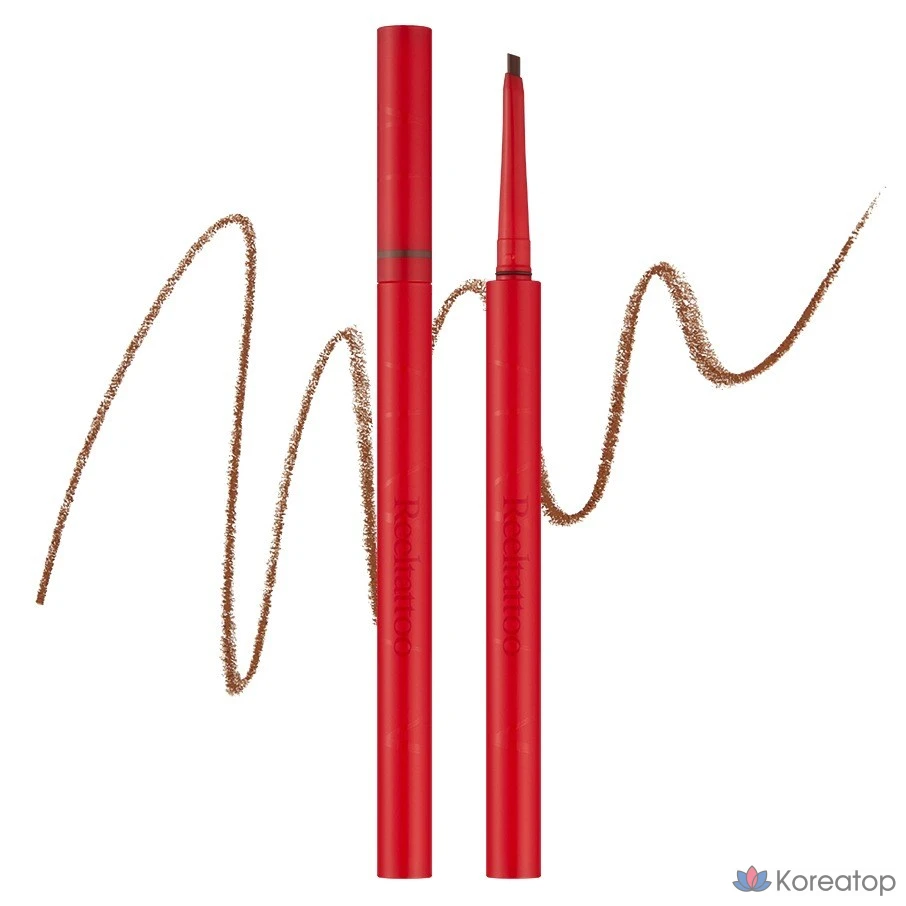 Подводка для глаз Merythod Reel Tattoo Pencil Eyeliner, 0.05g, 03 Peanut Brown, 1 шт.