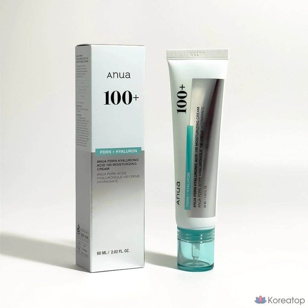 Увлажняющий крем Anua PDRN с гиалуроновой кислотой 100%, 1 шт., 60 мл