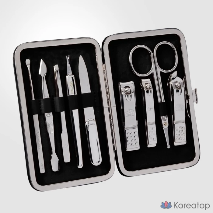Набор для ухода Three Seven 777 Nail Clipper Set TS-343EXC, 9 шт., 1 шт.
