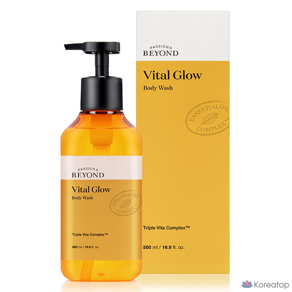 Гель для душа Beyond Vital Glow с ароматом цитрусовых и трав, 1 флакон, 500 мл