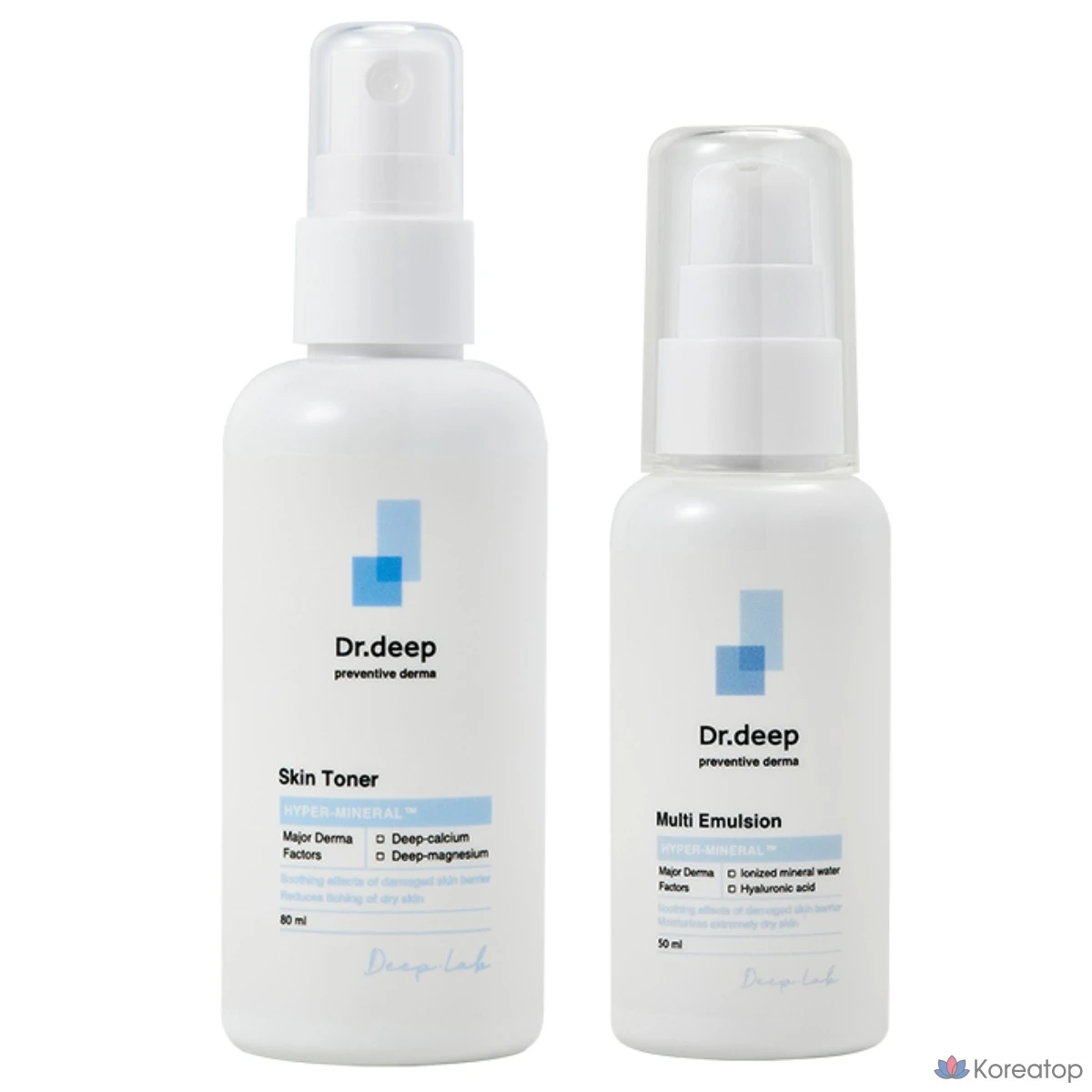 Мини-эмульсия Dr. Deep 50 мл + мини-тоник для лица 80 мл, 1 комплект