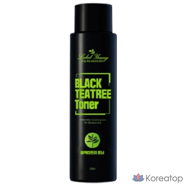 Тоник для лица Label Young Shocking Black Tea Tree, 150 мл x 1, 1 шт., 150 мл