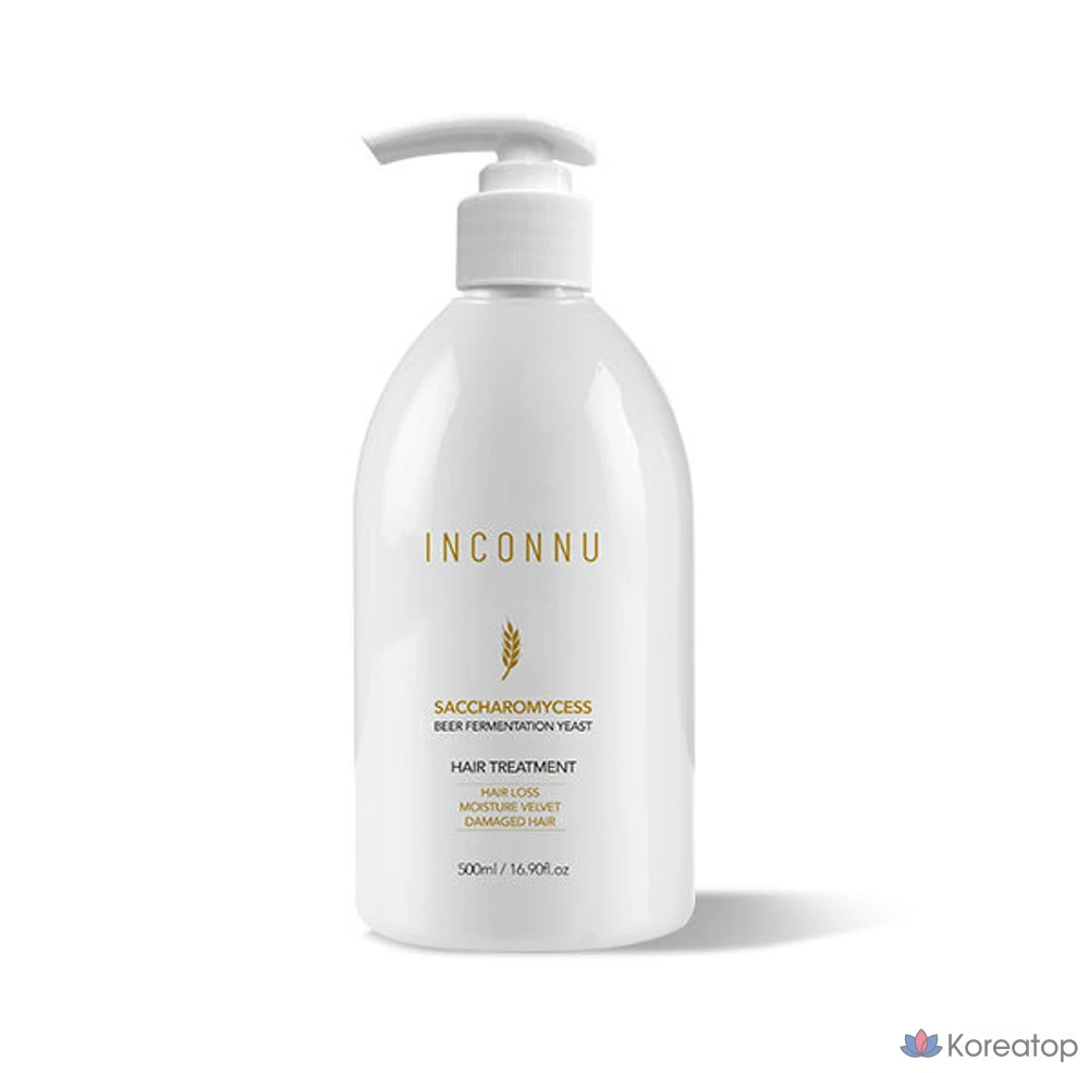 Inkannu Brewer's Yeast Hair Treatment 500ml Saccharomyces Hair Loss Scalp Nourishment, 1 шт.