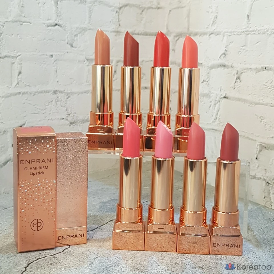 Губная помада Enprani Glam Prism Lipstick, оттенок 03 Red Flame, 3.4 г, 1 шт.