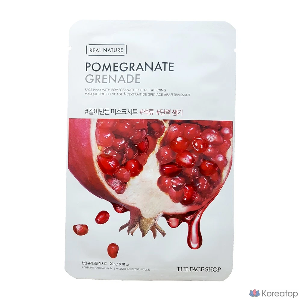 Тканевая маска для лица The Face Shop Galamanjun Mask Sheet Pomegranate (Serum Type Essence), 30 шт.