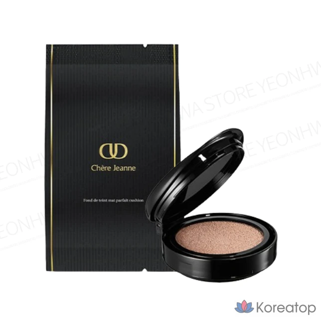 Кушон Chere Jeann Fond De Teint Mat Parfait Cushion Refill, оттенок 19 Light, 14 г, 1 шт.
