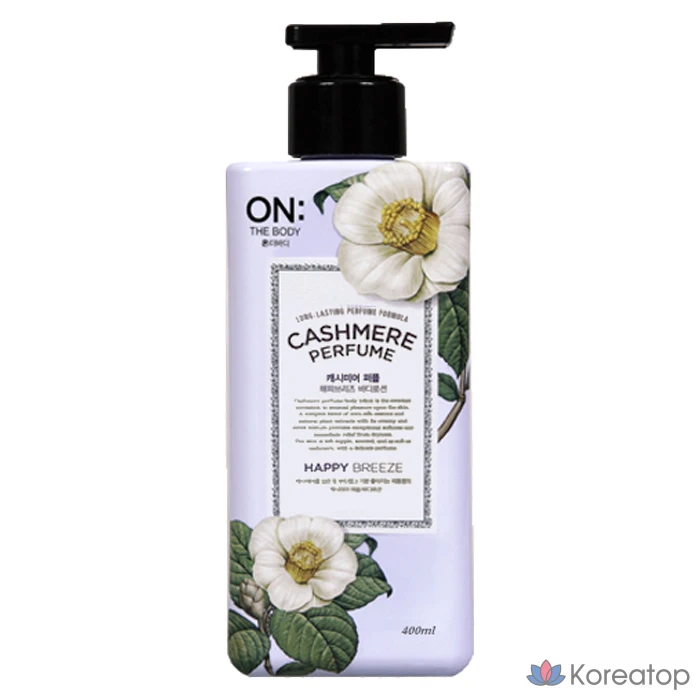 Лосьон для тела Pure Derma On The Body Cashmere Perfume Happy Breeze, 400 мл, 1 шт.