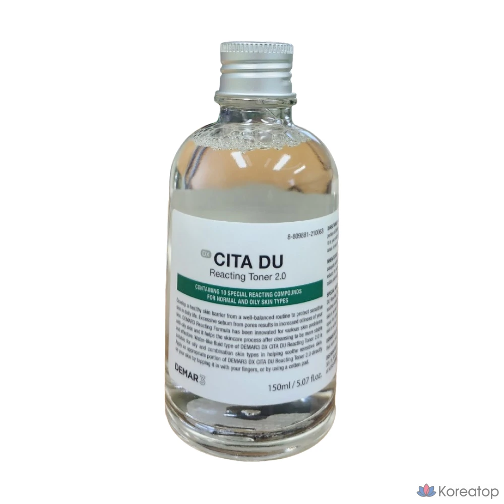Тонер DEMAR3 DX Cita Du Reacting Toner 2, 150 мл, 1 шт.