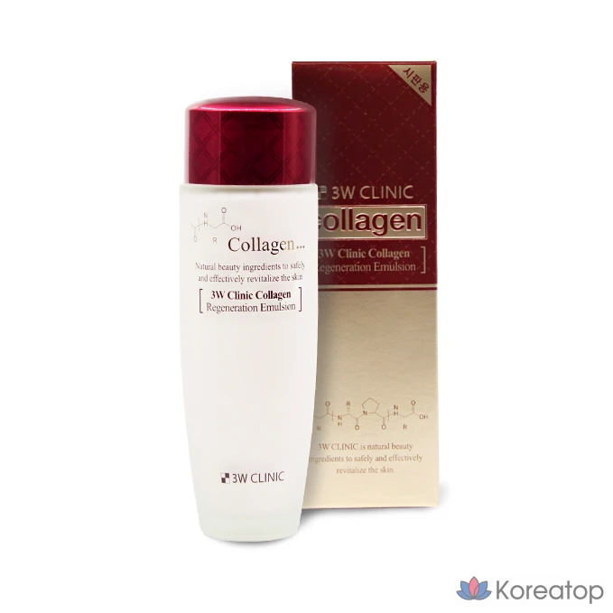 3W Clinic Collagen Regeneration Emulsion Lotion, 150 мл, 1 шт.