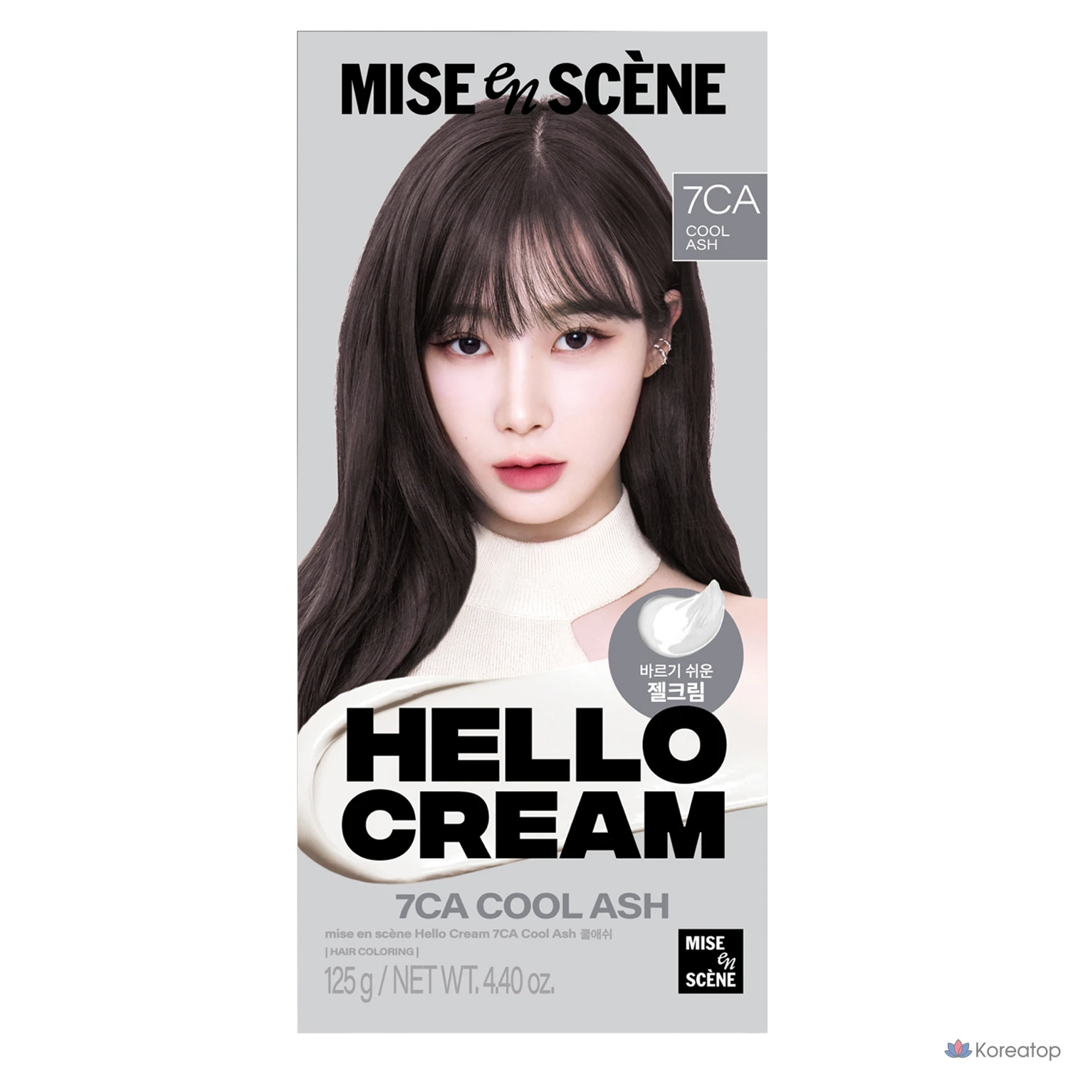 Крем-краска для волос Mise en Scene Hello Cream, оттенок Cool Ash, 1 шт.