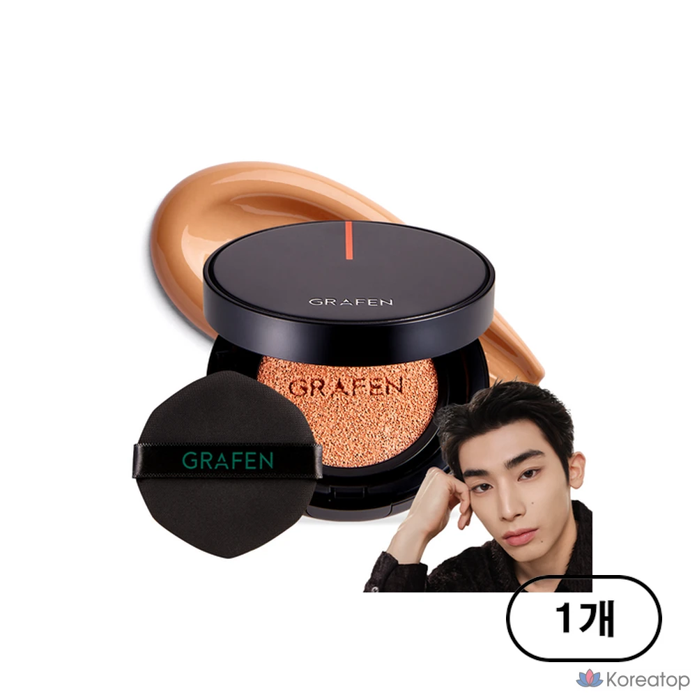 Мужская губная подушечка GRAFEN Handsome Cover Cushion 14 г, № 3 (для темного оттенка кожи), 1 шт.