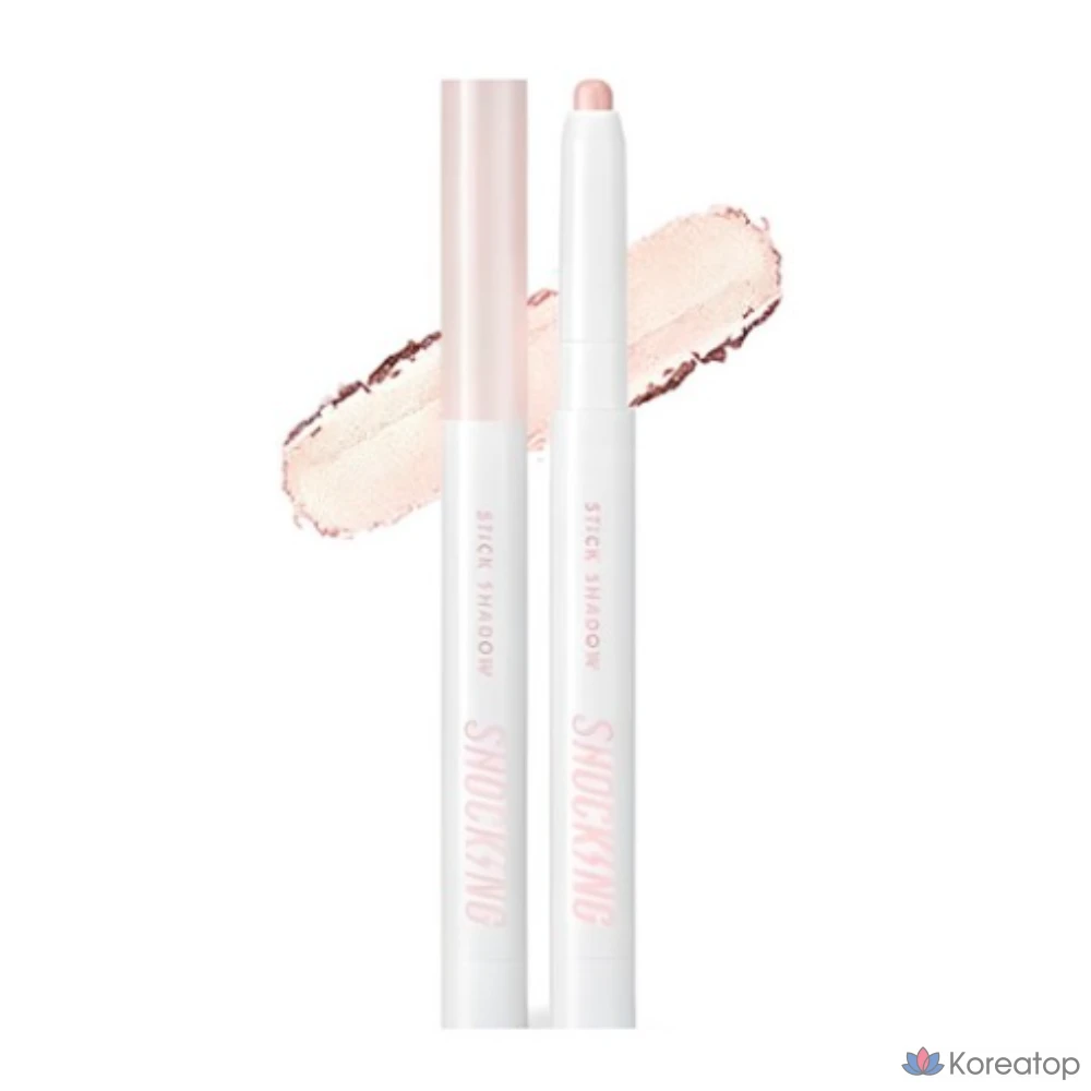 Тональные тени-карандаш Tony Moly The Shocking Color Fixing Stick Shadow, оттенок 04 Milky WHITE, 1 шт.
