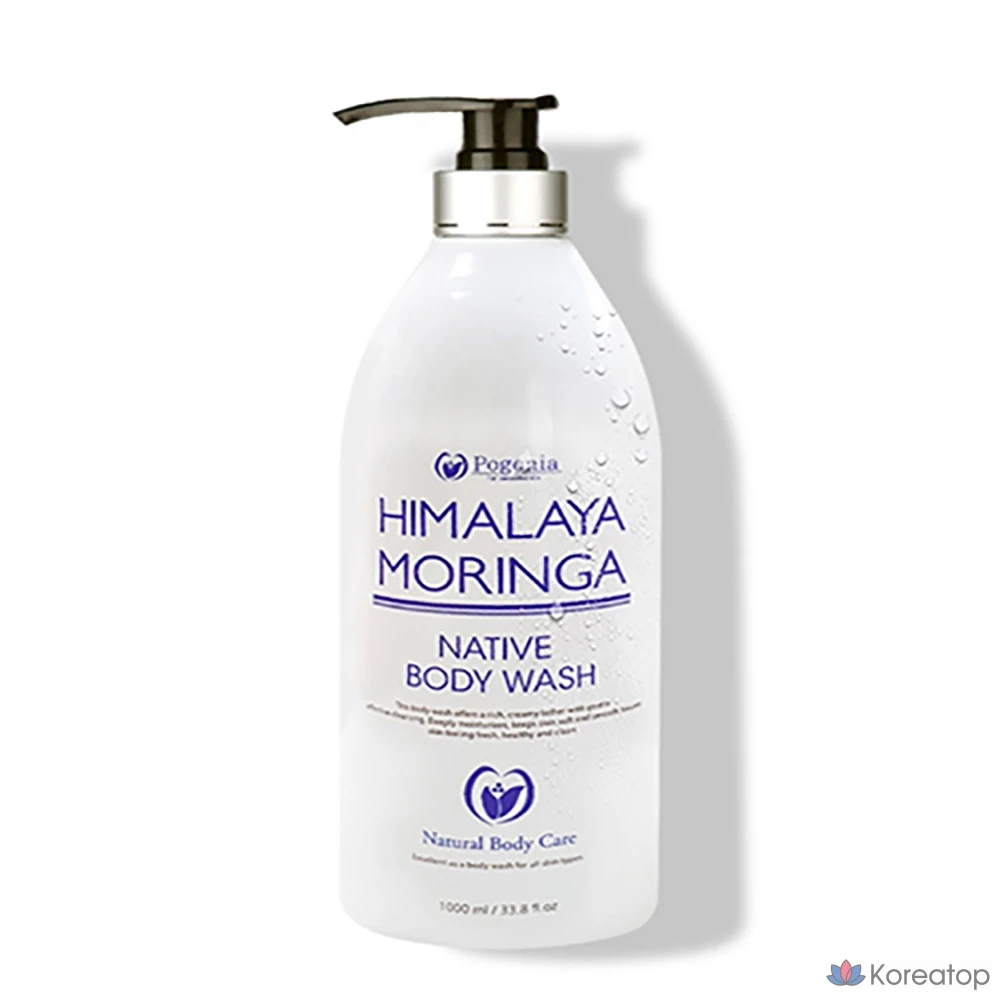 Гель для душа Pogonia Himalayan Moringa Native, 1 шт., 1 л