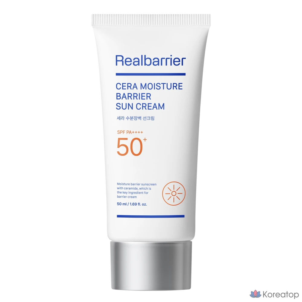 Солнцезащитный крем Real Barrier Cica Moisture Barrier Sun Cream SPF50+ PA++++, 50 мл, 1 шт.