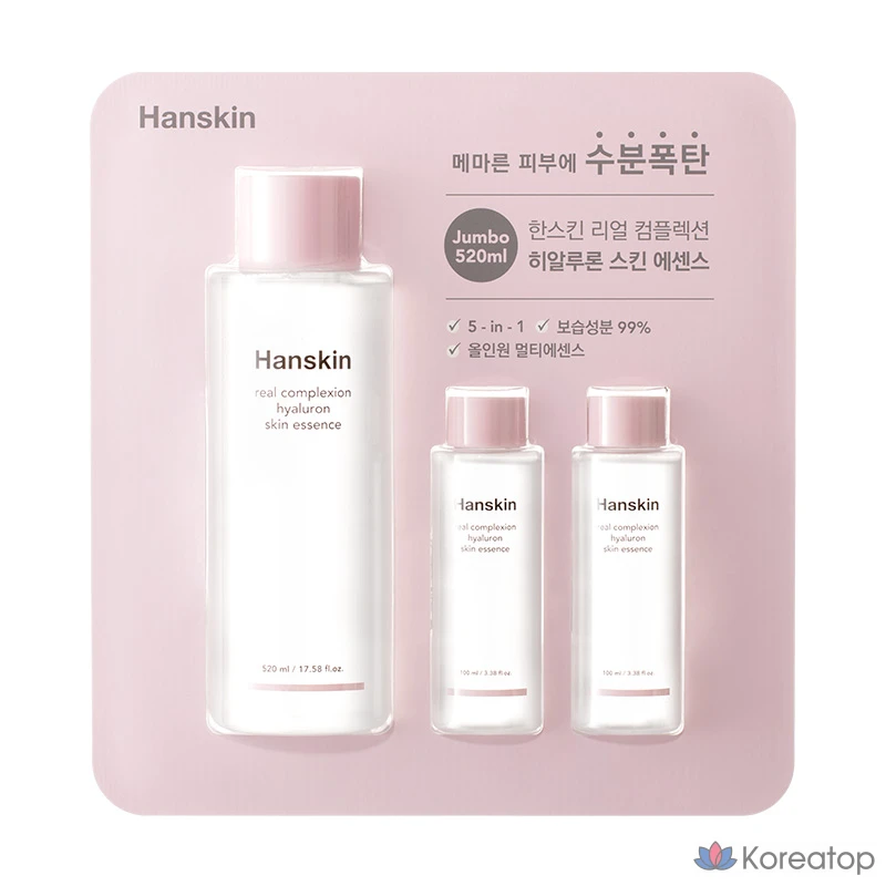 Тонер HANSKIN Hyaluron Skin Essence, 720 мл, 1 шт.