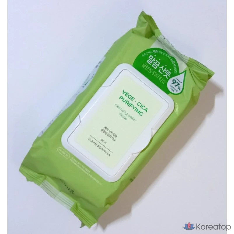 Очищающие салфетки Point&amp; Veggie Cica, 100 листов, 1 упаковка