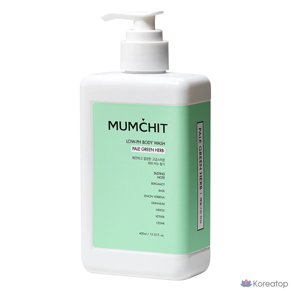 Гель для душа Stop с мягкой кислотностью, бледно-зеленый, с травами, 400 мл, 1 шт.