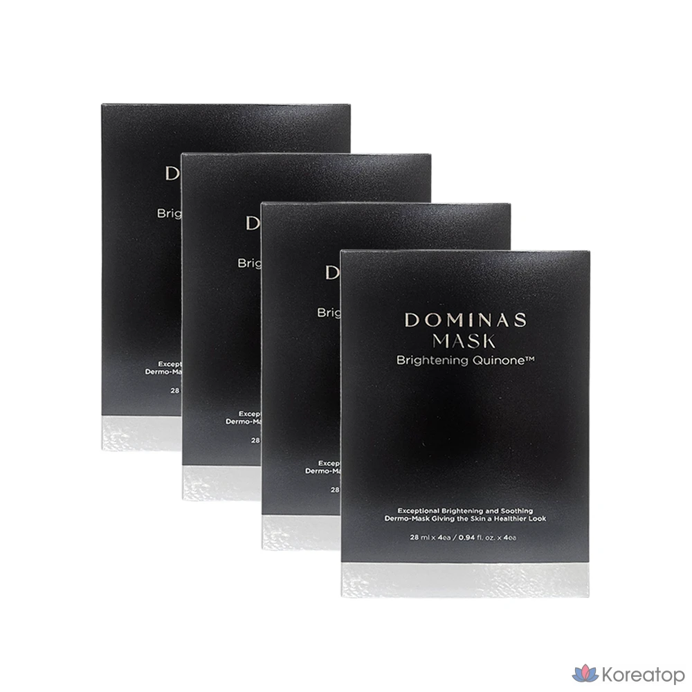 Тканевая маска для лица Dominas TG Mask Brightening Season 4 4X, 4 шт.