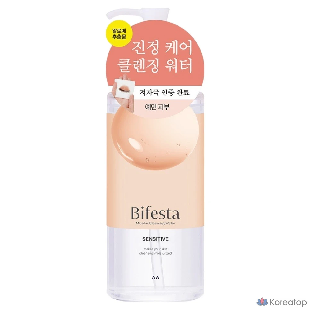 Мицеллярная очищающая вода Bifesta для чувствительной кожи, 400 мл, 1 шт.