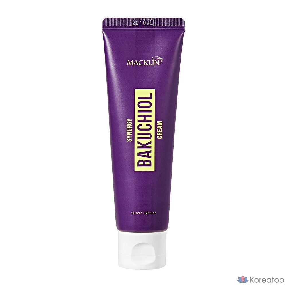 Увлажняющий крем от морщин Macklin Bakuchiol Synergy Cream 50 мл, содержащий ретинол 10 000 ppm. 1 шт.