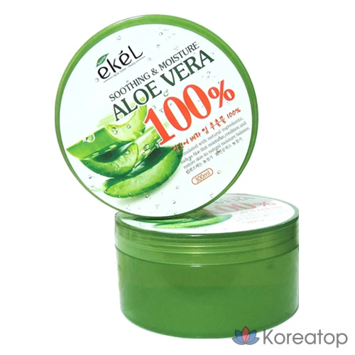 Успокаивающий гель с алоэ вера Ekel, 300 г, 1 шт.