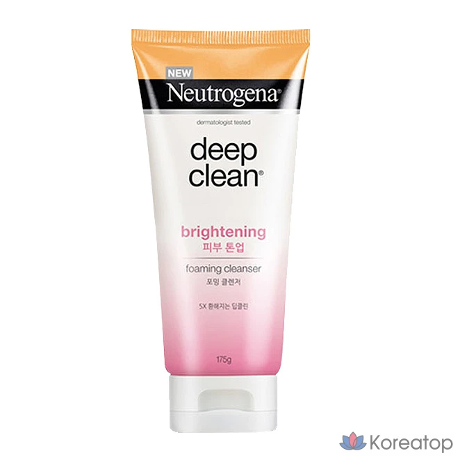 Пенка для умывания Neutrogena Deep Clean Brightening Foaming Cleanser, 175 г, 1 шт.